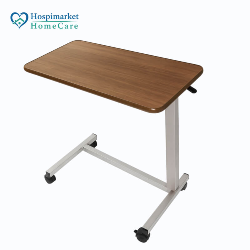 Mesa de comer hospitalaria con ruedas | Venta en Ecuador | Altura ajustable
