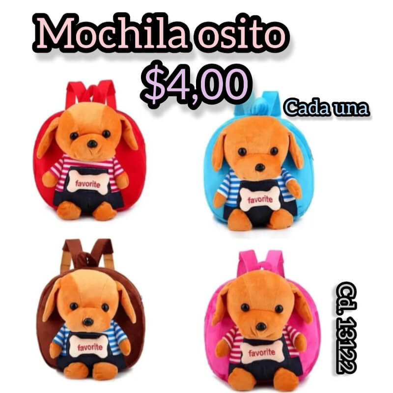 MOCHILA OSITO