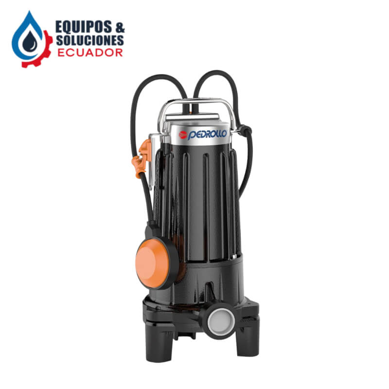 Bomba Sumergible TRITUS TR2.2 3HP Pedrollo 220V Trifásica 1.25 Pulgadas 10M Trituradora Aguas Residuales