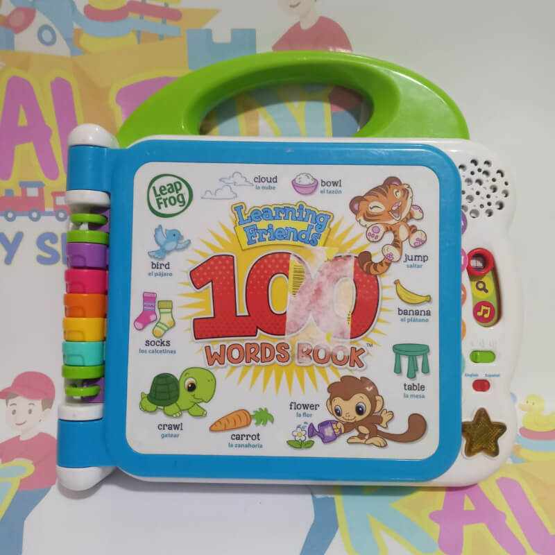 LEAPFROG LEARNING FRIENDS 100 WORDS BOOK (USADO COMO NUEVO)