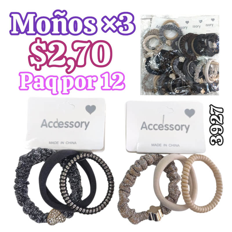 MOÑOS X 3