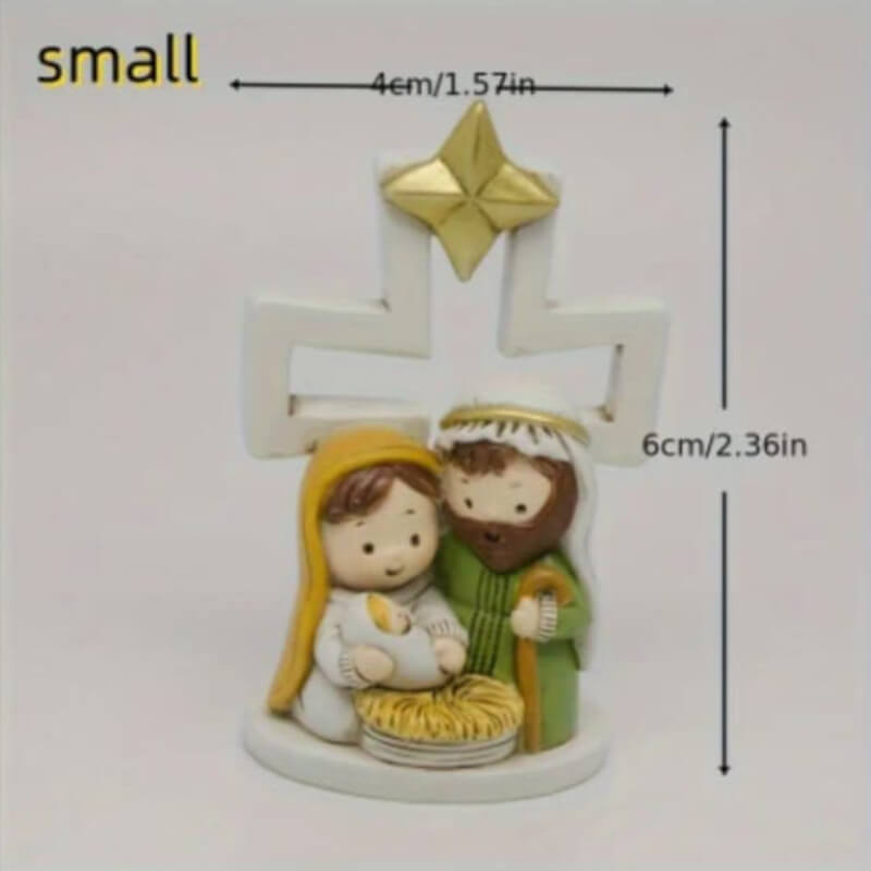 Combo (3) molde de silicona con diseño de Mini Pesebre de para uso en Velas, Jabones, resina, chocolate o yeso. (precio unitario en la descripción)