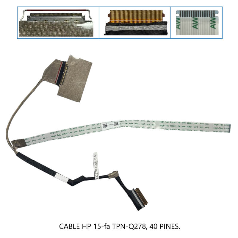 CABLE HP 15-fa TPN-Q278 40pin 0.5