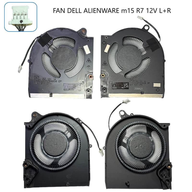 FAN Dell Alienware m15 R7 12V L+R