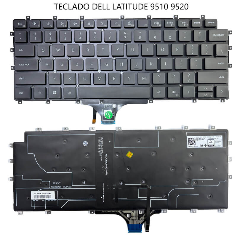 TECLADO Dell Latitude 9510 9520