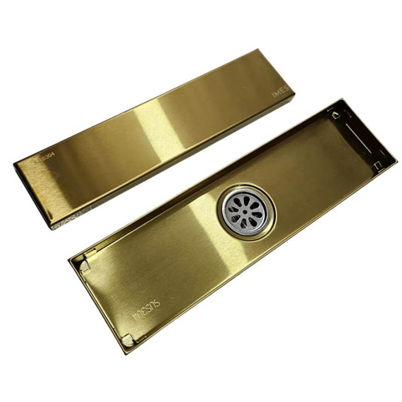 Rejilla desagüe dorado