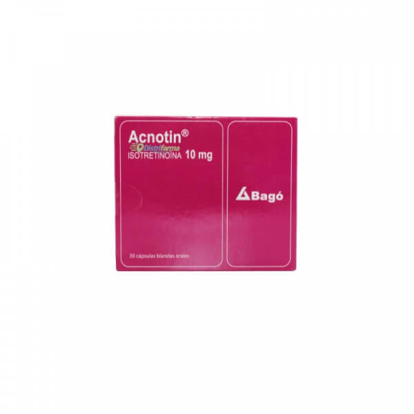 ACNOTIN 10MG CAPSULAS X 30*3