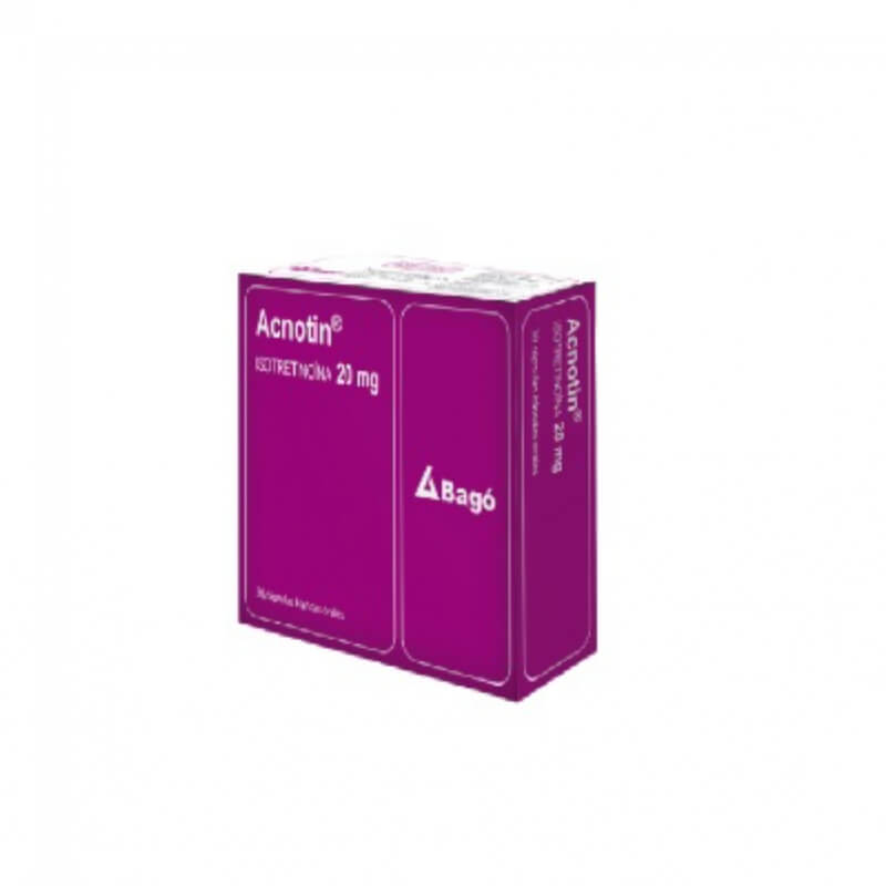 ACNOTIN 20MG CAPSULAS X 30*3