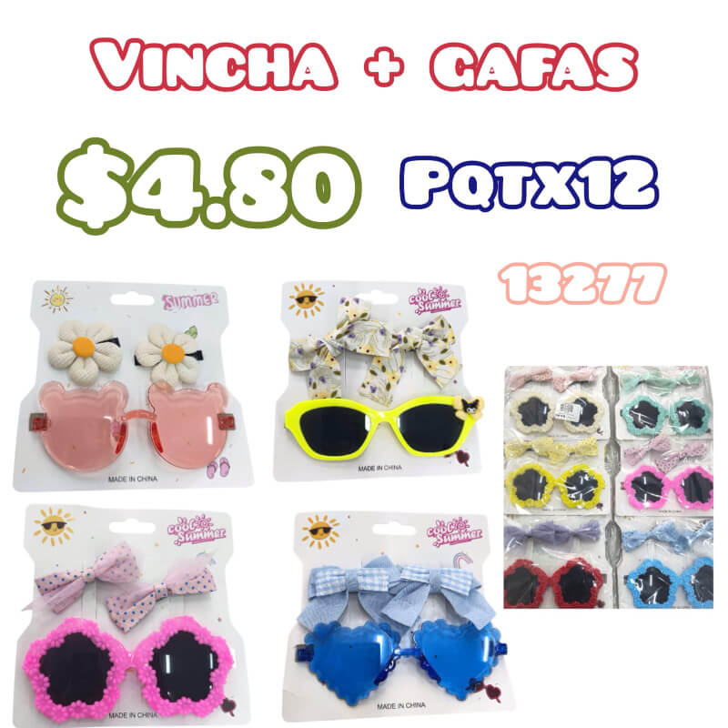 VINCHA + GAFAS