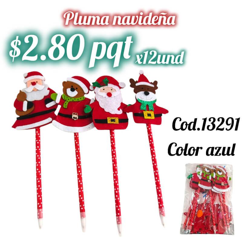 PLUMAS NAVIDEÑA