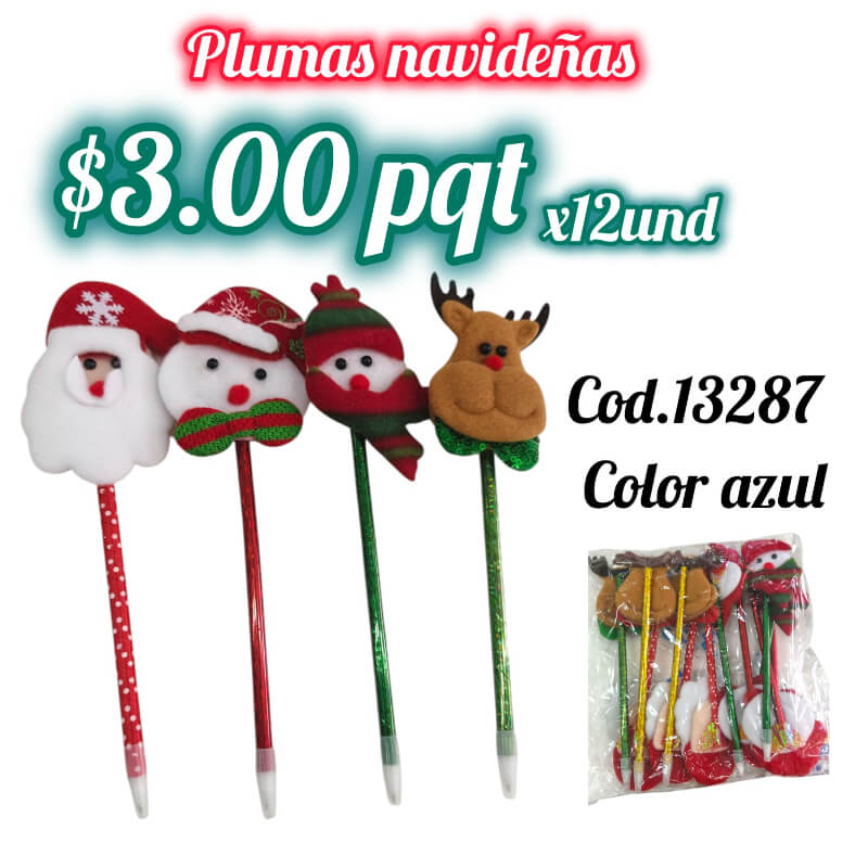 PLUMAS NAVIDEÑA