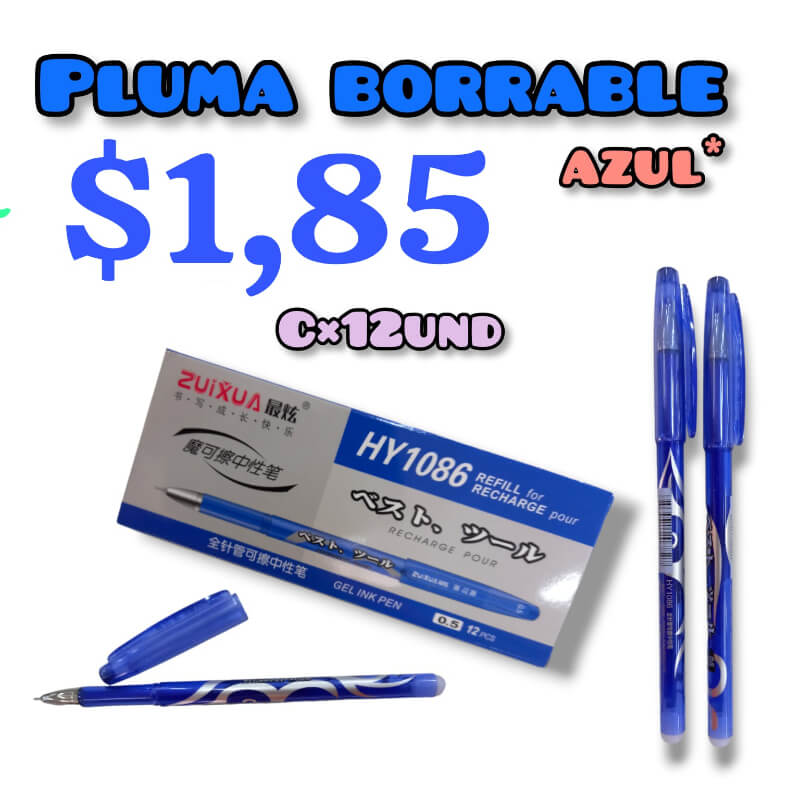 PLUMAS BORRABLES