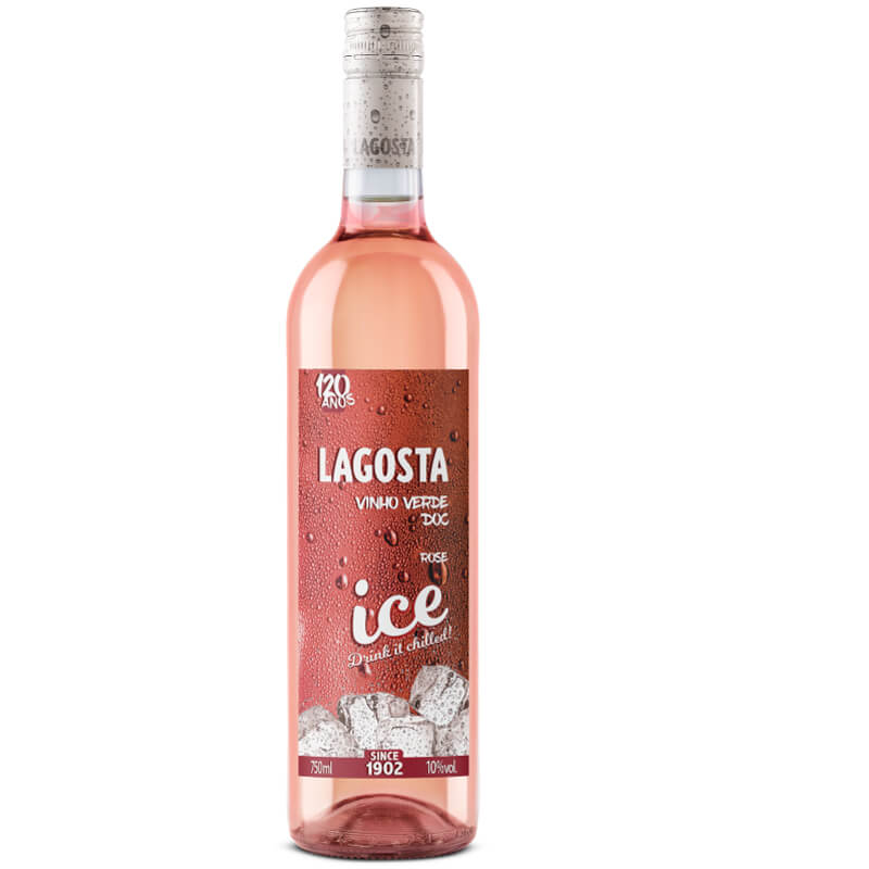 Vino Verde Rosado ICE Lagosta 2022 - Refrescante y Afrutado
