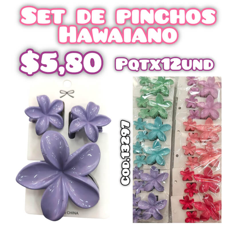 SET DE PINCHOS HAWAIANO