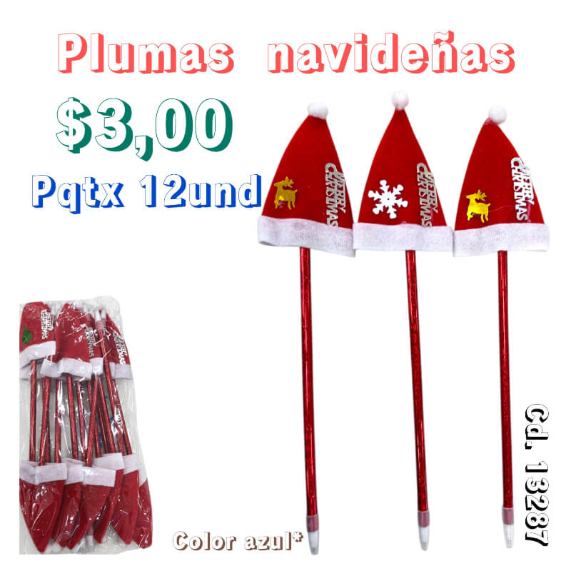 PLUMAS NAVIDEÑAS