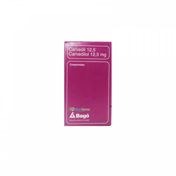 CARVEDIL 12.5MG COMPRIMIDOS X 28*2
