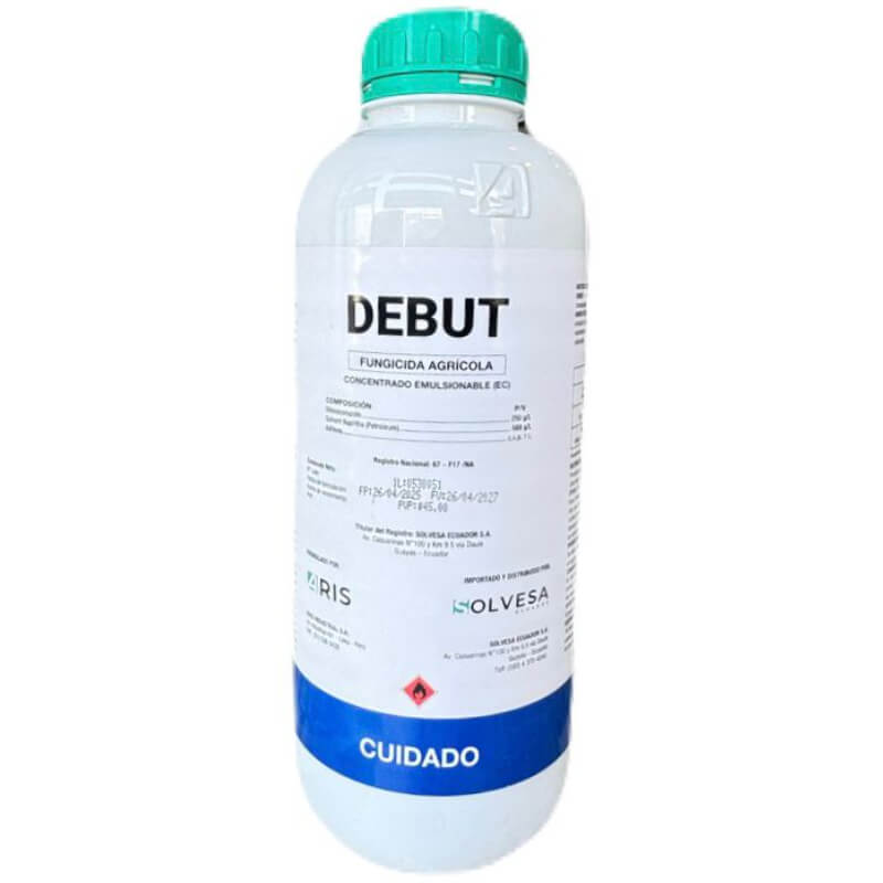 Debut, Fungicida, Difenoconazole 250g/l. Presentación Litro