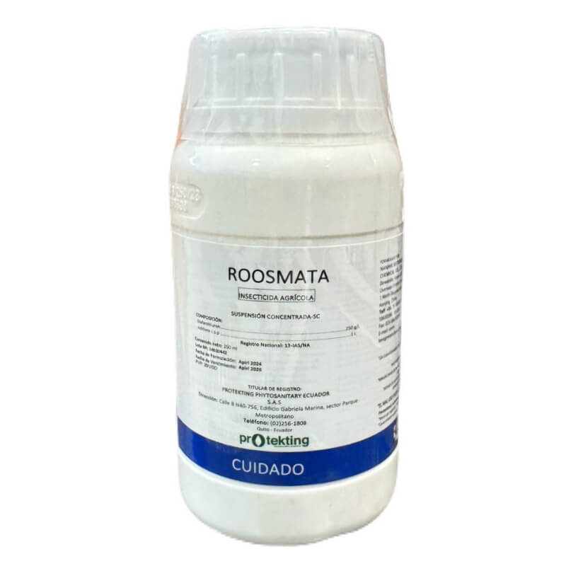 Roosmata, Insecticida, Diafenthiuron. Presentación 250ml, Protekting.