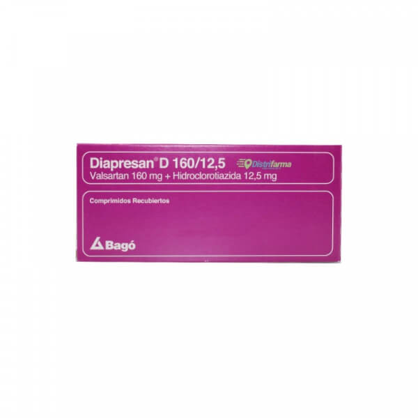 DIAPRESAN D 160/12.5MG COMPRIMIDOS X 30*3