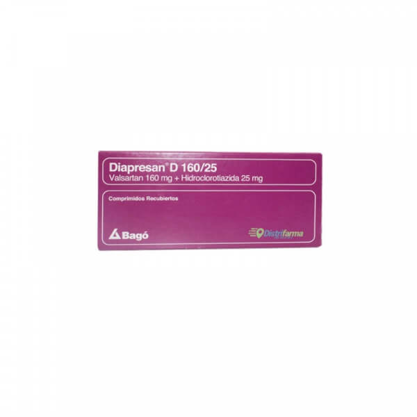DIAPRESAN D 160/25 COMPRIMIDOS X 30*3