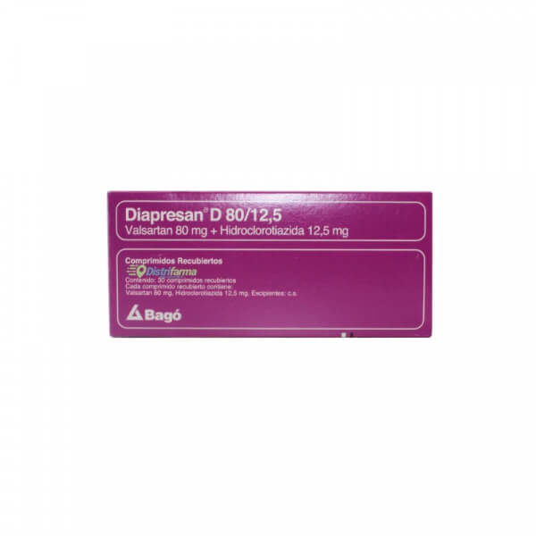 DIAPRESAN D 80/12.5MG COMPRIMIDOS X 30*3