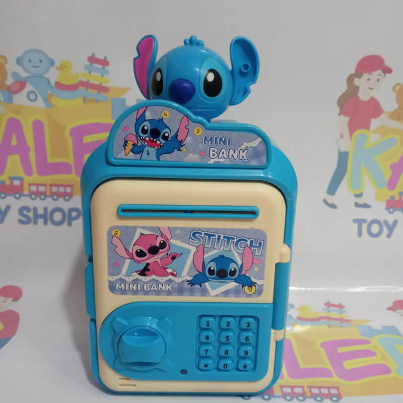 MINI BANK CON TEMATICA DE STICH (NUEVO)
