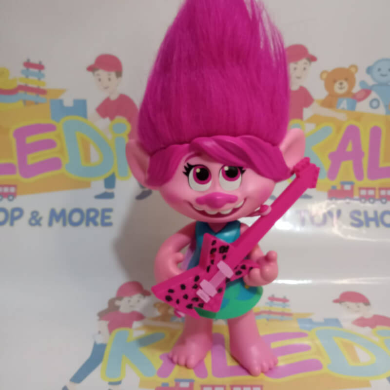 MUÑECA TROLLS POP & ROCK POPPY (USADA COMO NUEVA)