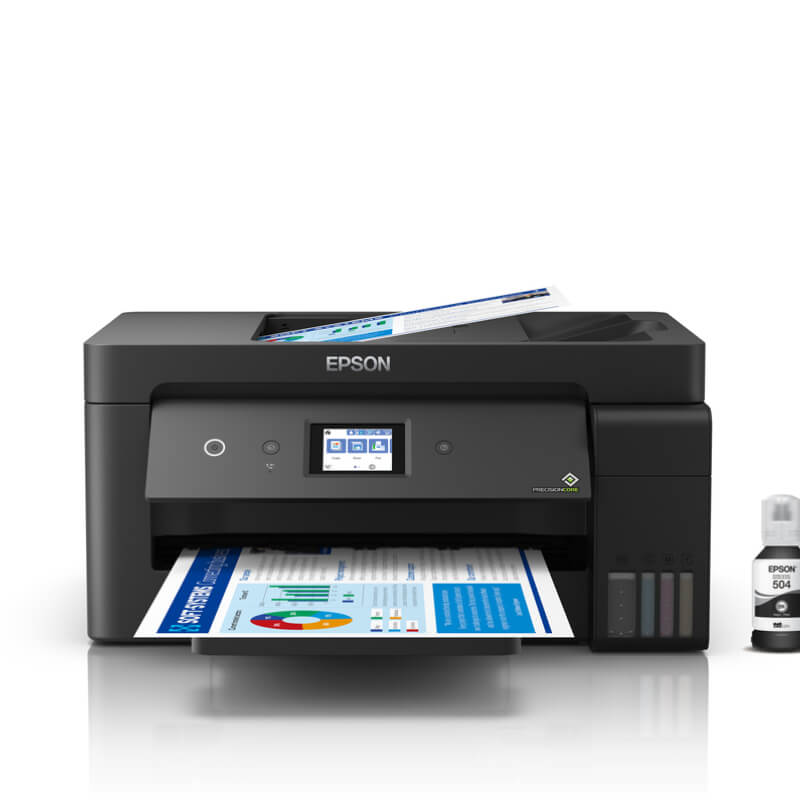 IMPRESORA INALÁMBRICA MULTIFUNCIONAL 4 EN 1 EPSON ECOTANK® L14150 CON IMPRESIÓN 100% SIN CARTUCHOS HASTA A3+