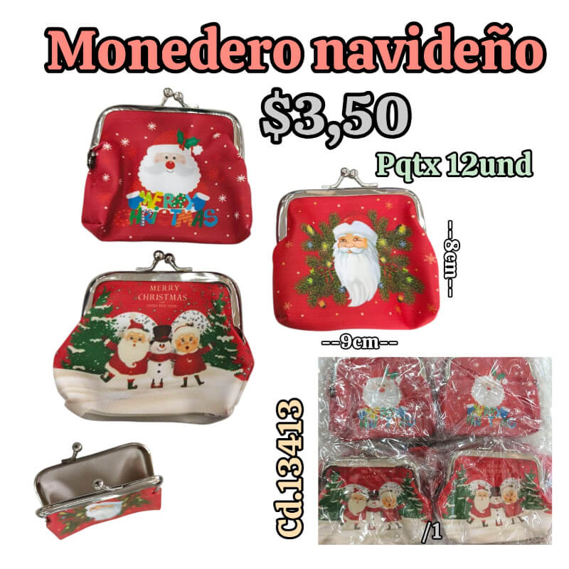 MONEDERO NAVIDEÑO