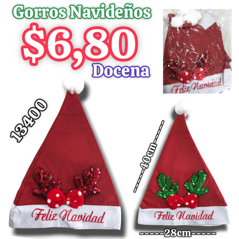 GORROS NAVIDEÑOS