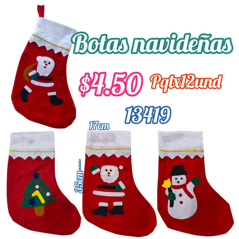 BOTAS NAVIDEÑAS
