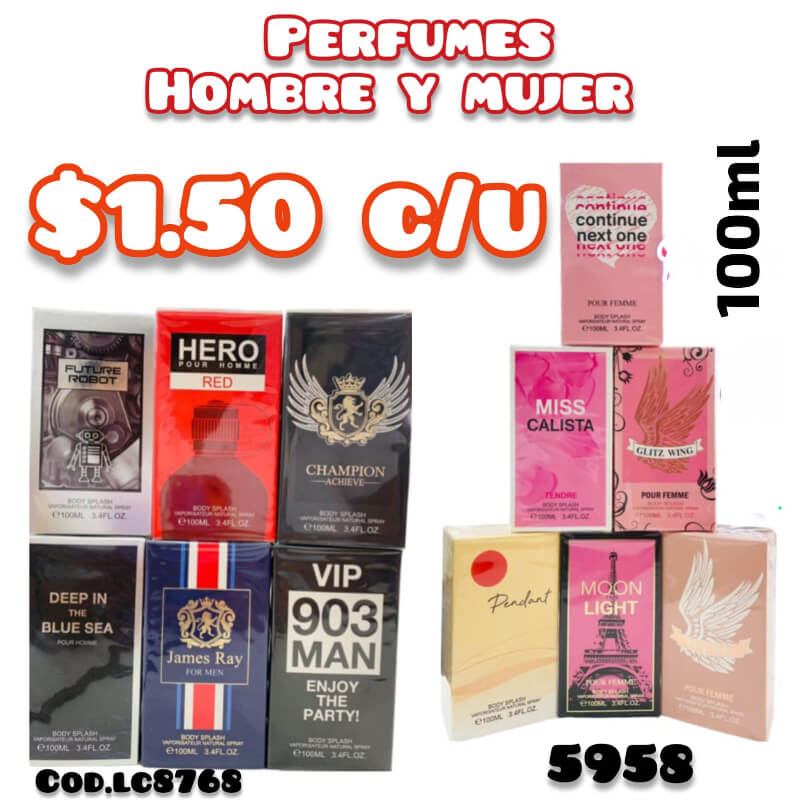 PERFUMES DE HOMBRE Y MUJER
