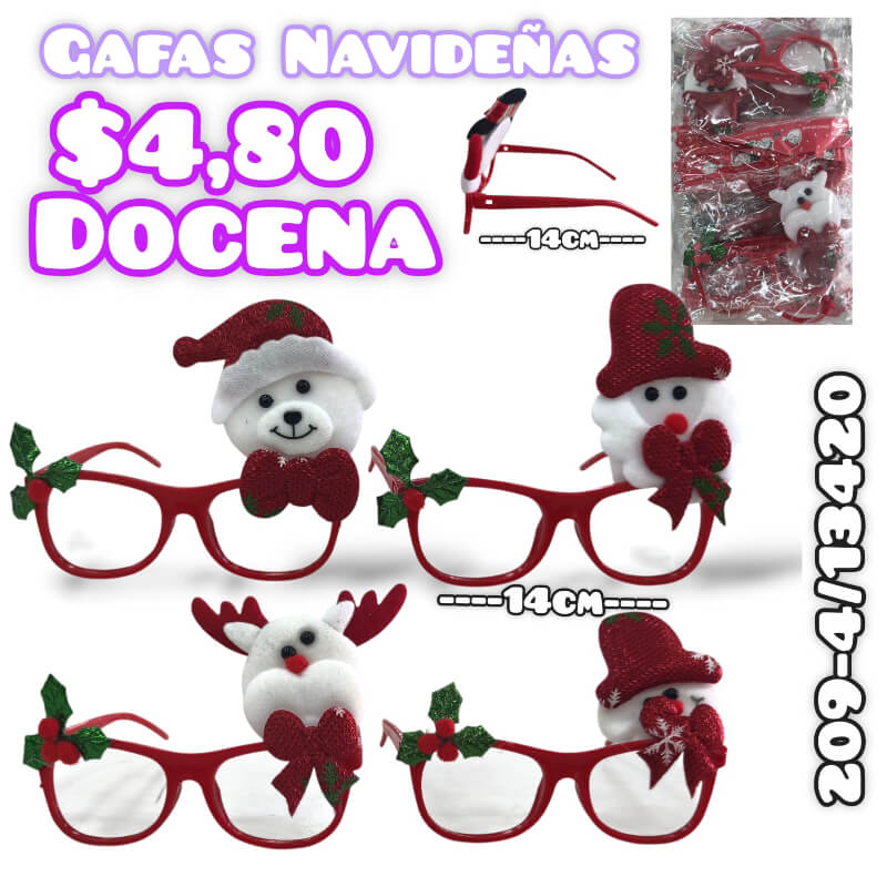 GAFAS NAVIDEÑAS