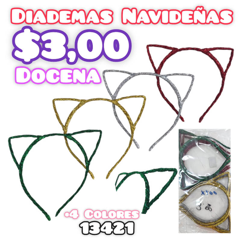 DIADEMA NAVIDEÑAS