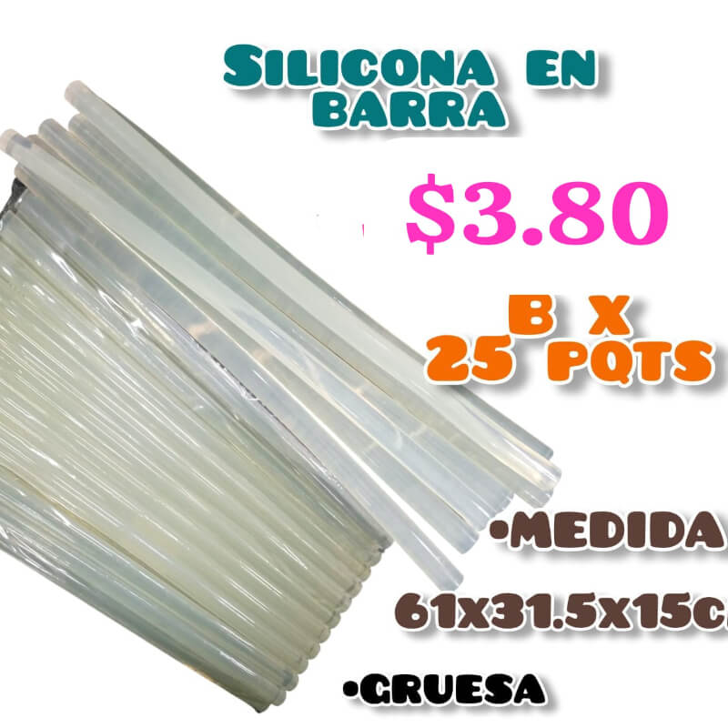 SILICONA EN BARRA GRUESA