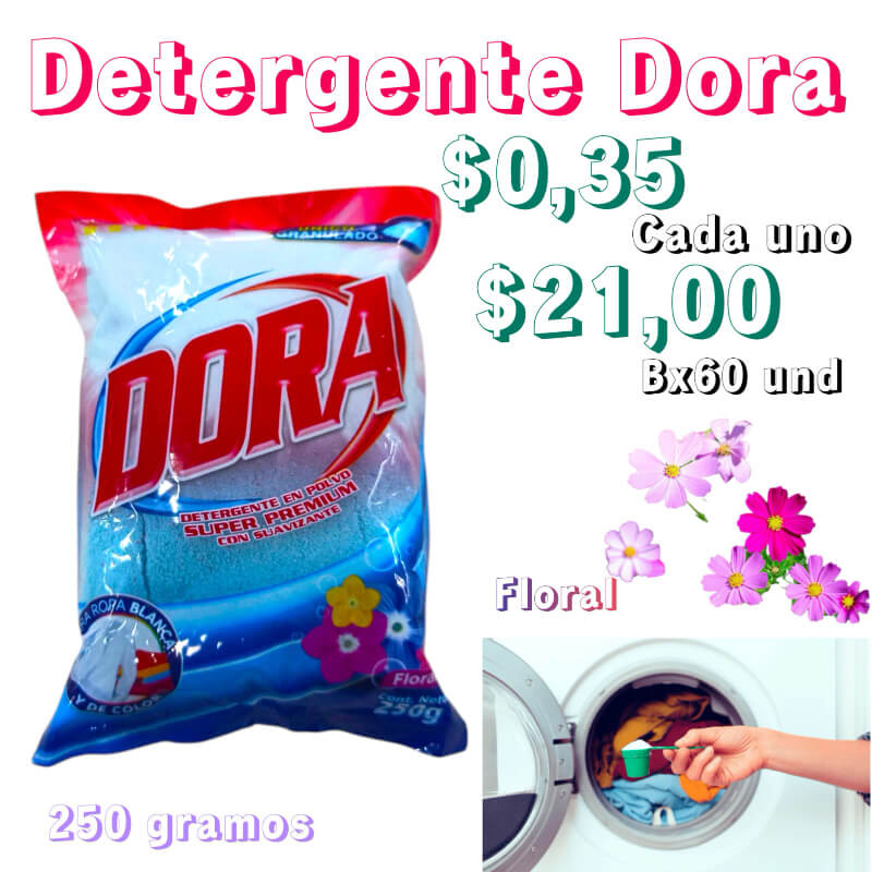DETERGENTE DORA FLORAL 250 g
