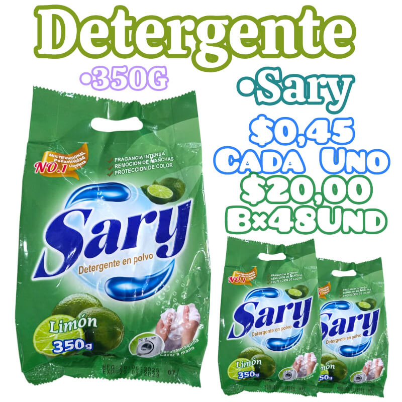 DETERGENTE SARY 350 gr