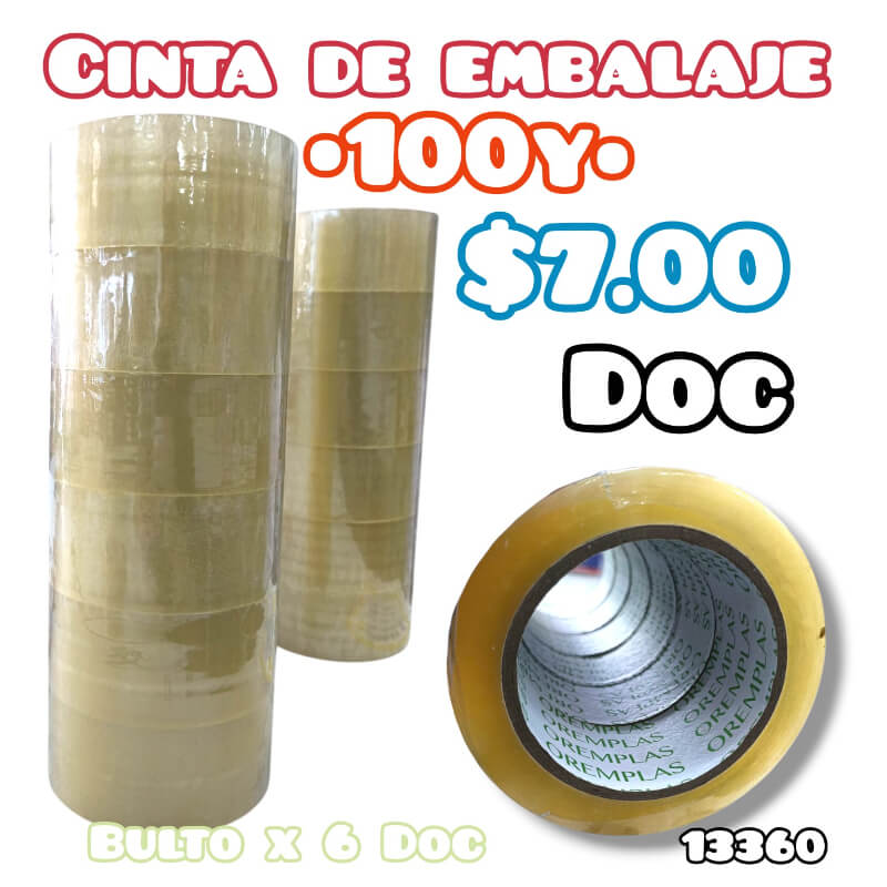 CINTA DE EMBALAR 100 YARADAS