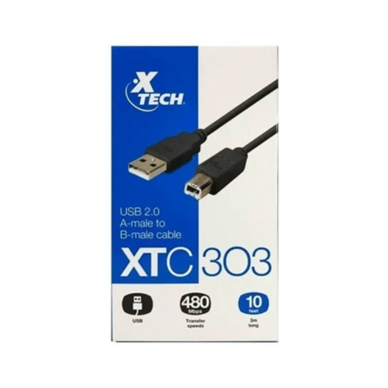 XTECH CABLE HDMI MALE TO HDMI MALE 15FT (4.5 METROS) XTC338