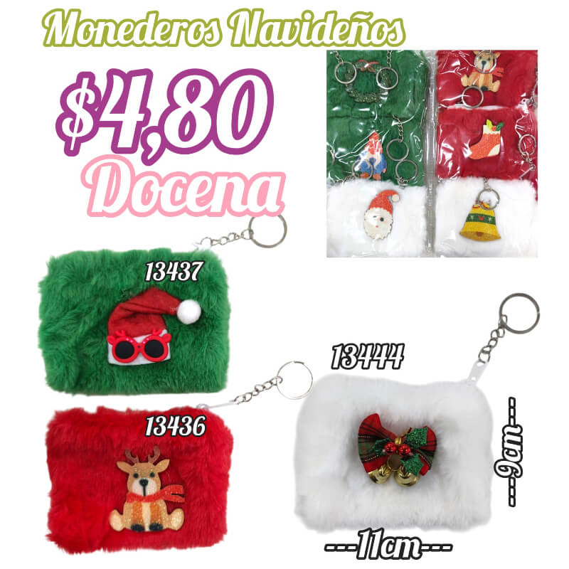 MONEDEROS NAVIDEÑOS