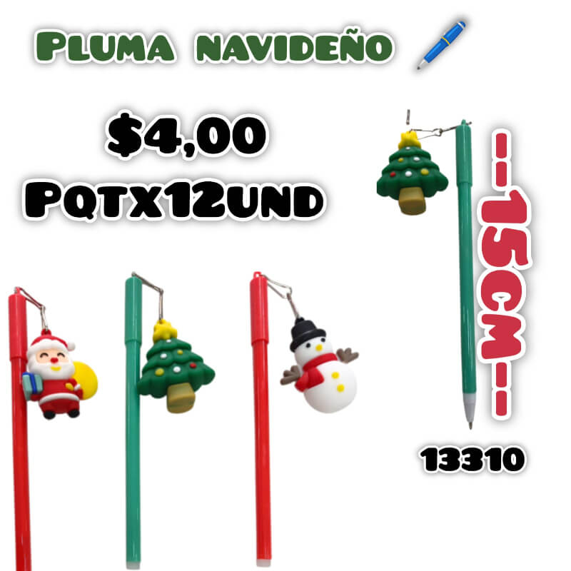 PLUMA NAVIDEÑA