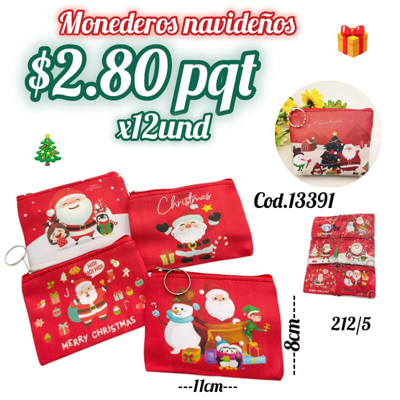 MONEDEROS NAVIDEÑOS