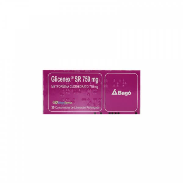 GLICENEX SR 750MG COMPRIMIDOS X 30*5