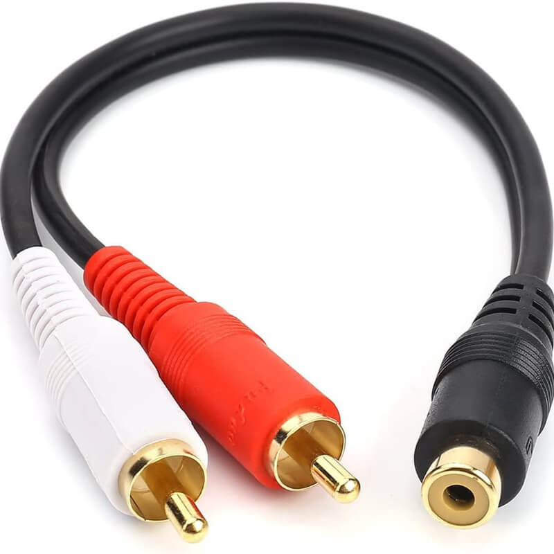 CABLE AUDIO RGA HEMBRA 2 SALIDA MACHO