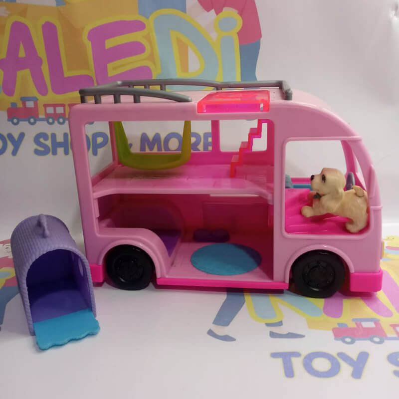 PLAYSET BARBIE DELUXE CAMPER PARA MASCOTAS (USADO EN BUEN ESTADO)