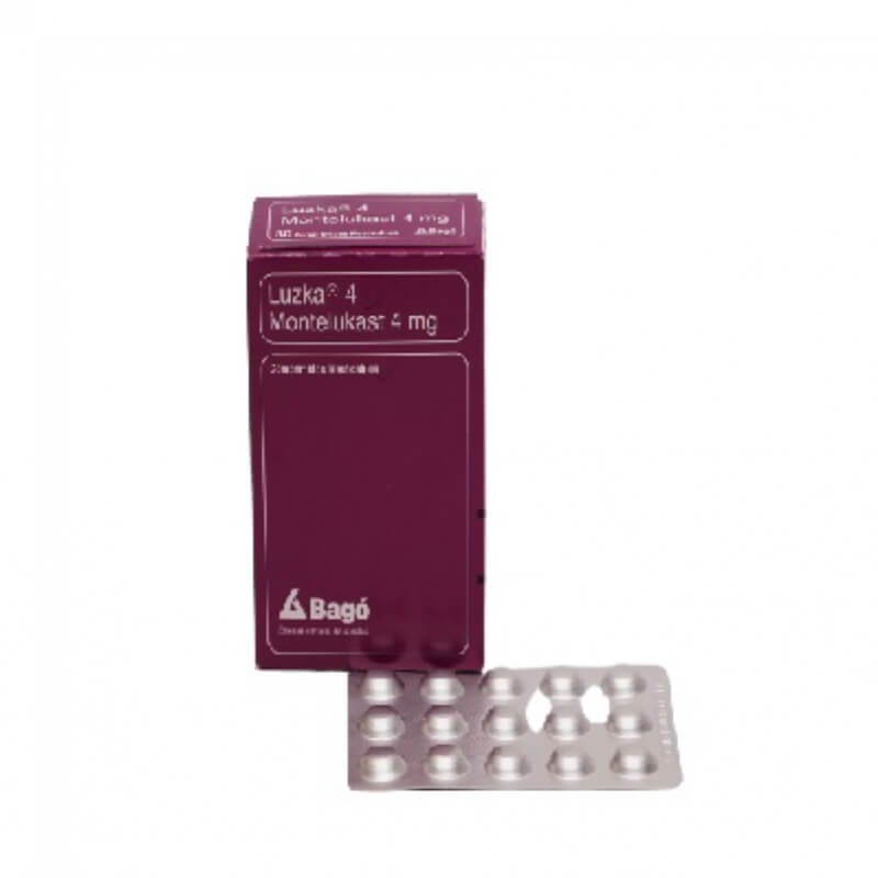 LUZKA 4MG COMPRIMIDOS MASTICABLES X 30*2