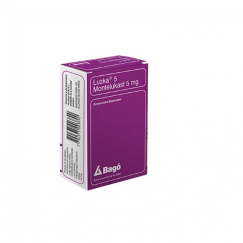 LUZKA 5MG COMPRIMIDOS MASTICABLES X 30*2