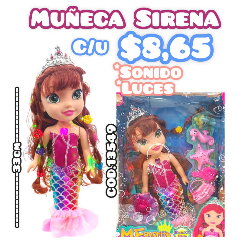 MUÑECA SIRENA