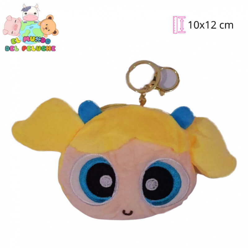 Llavero Monedero Chicas Superpoderosas con Cierre | 10x12 cm | El Mundo del Peluche