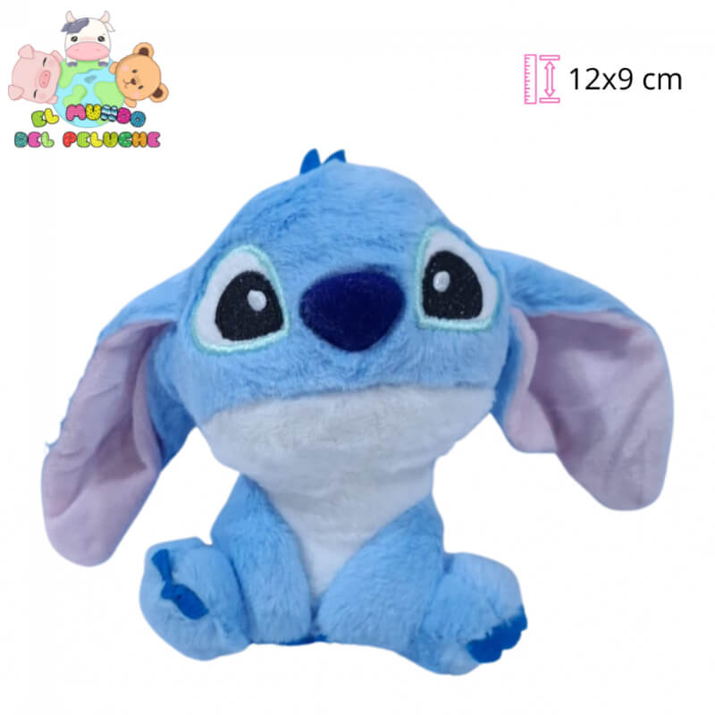 Llavero de Peluche Stitch y Angela | 12x9 cm | El Mundo del Peluche